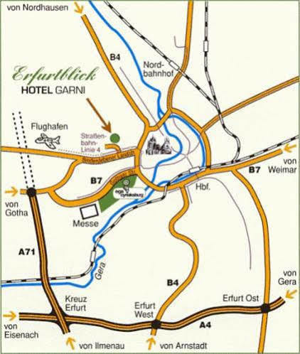 Hotel Erfurtblick Екстериор снимка